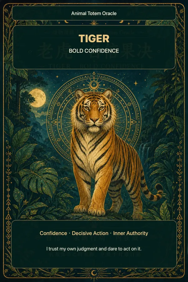 Tiger · Bold Confidence