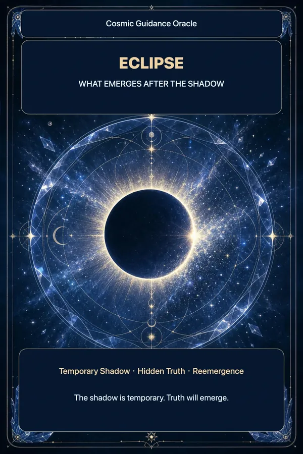 Eclipse · What Emerges After the Shadow