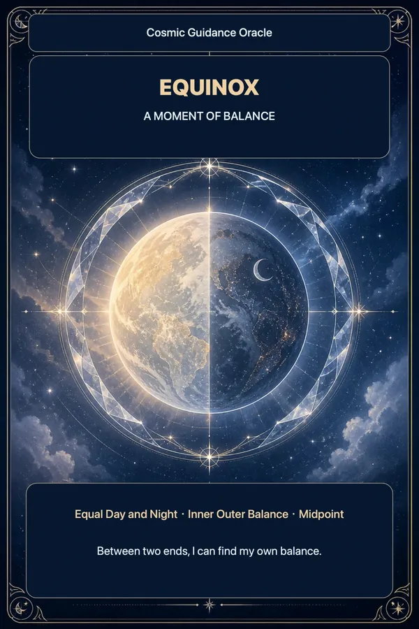 Equinox · A Moment of Balance