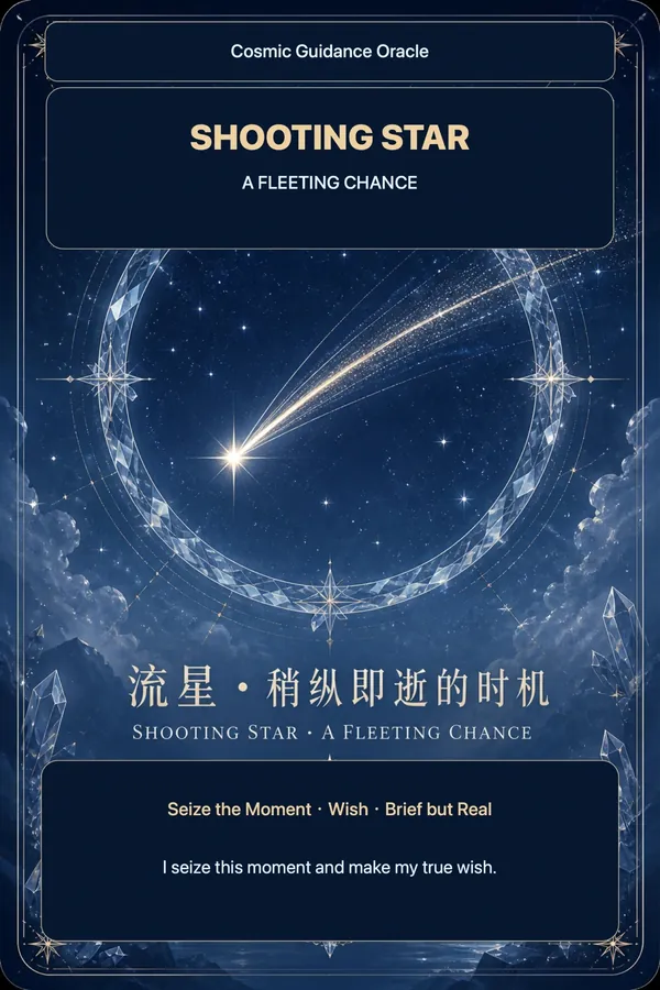 Shooting Star · A Fleeting Chance