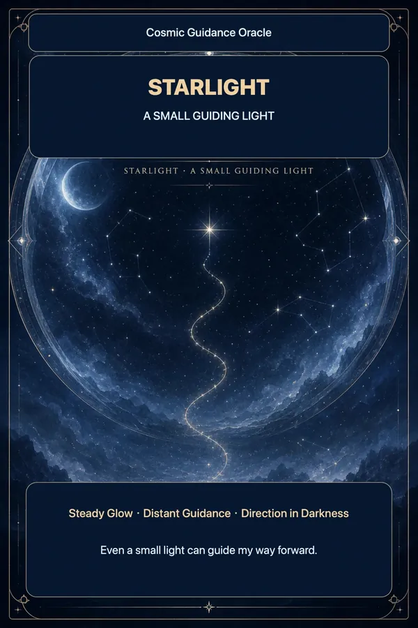 Starlight · A Small Guiding Light