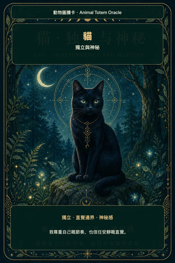 貓 · 獨立自處