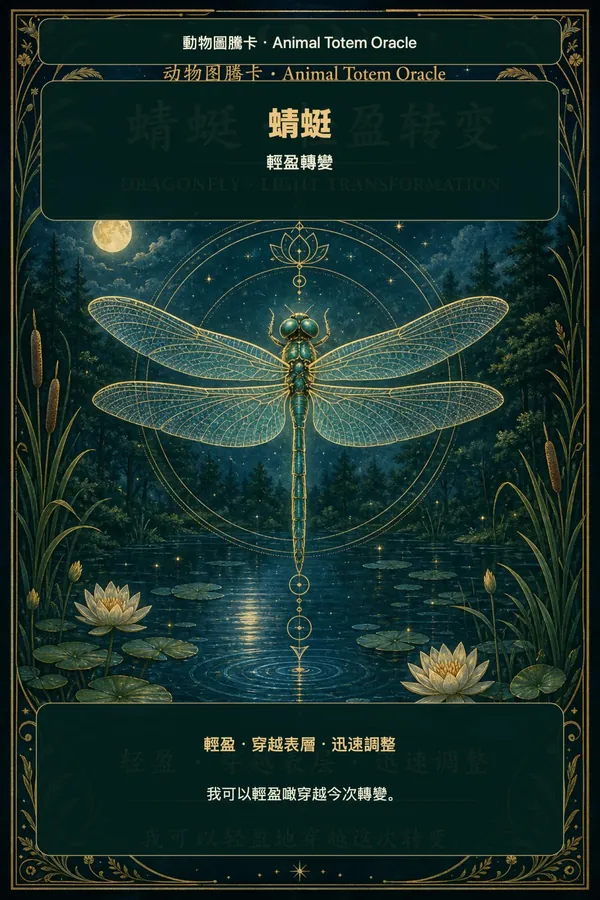 蜻蜓 · 輕盈轉變