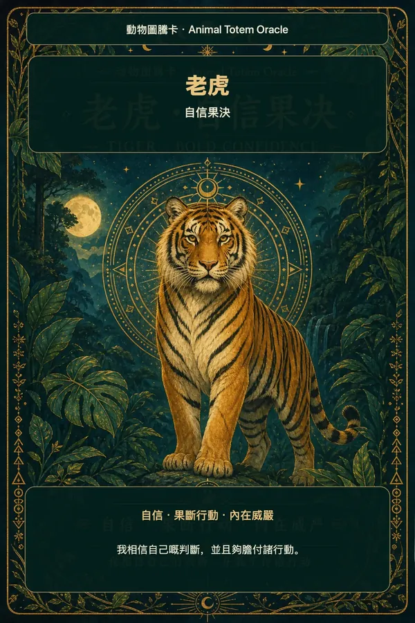 老虎 · 自信果決