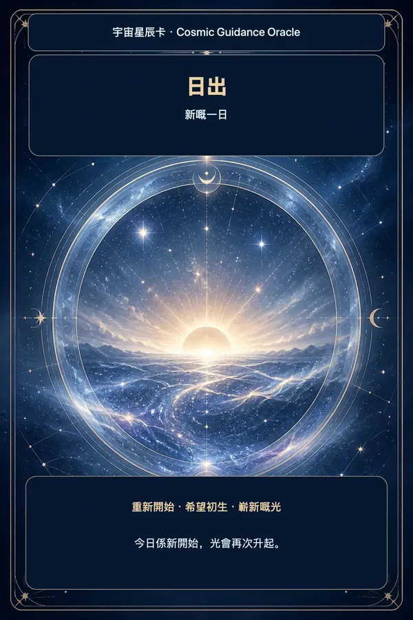 日出 · 嶄新嘅一日