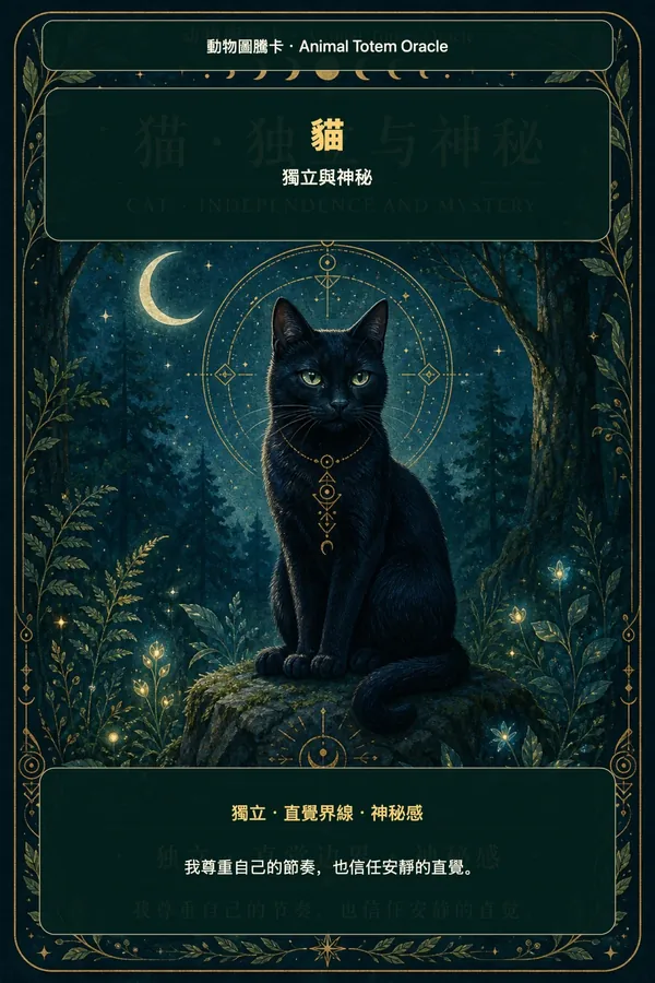 貓 · 獨立自處