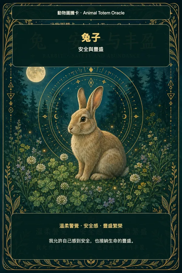 兔子 · 敏感與豐盛