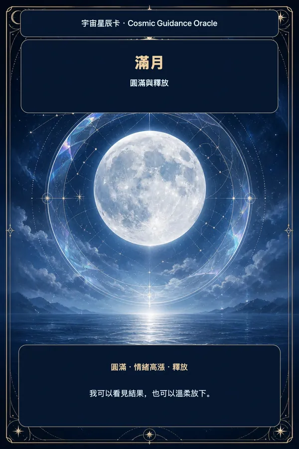 滿月 · 圓滿與釋放