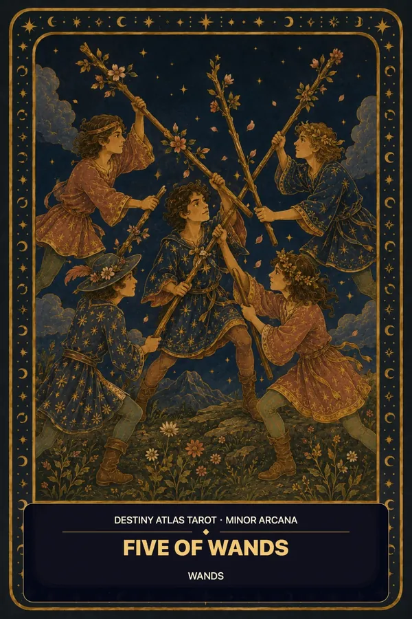 Five of Wands